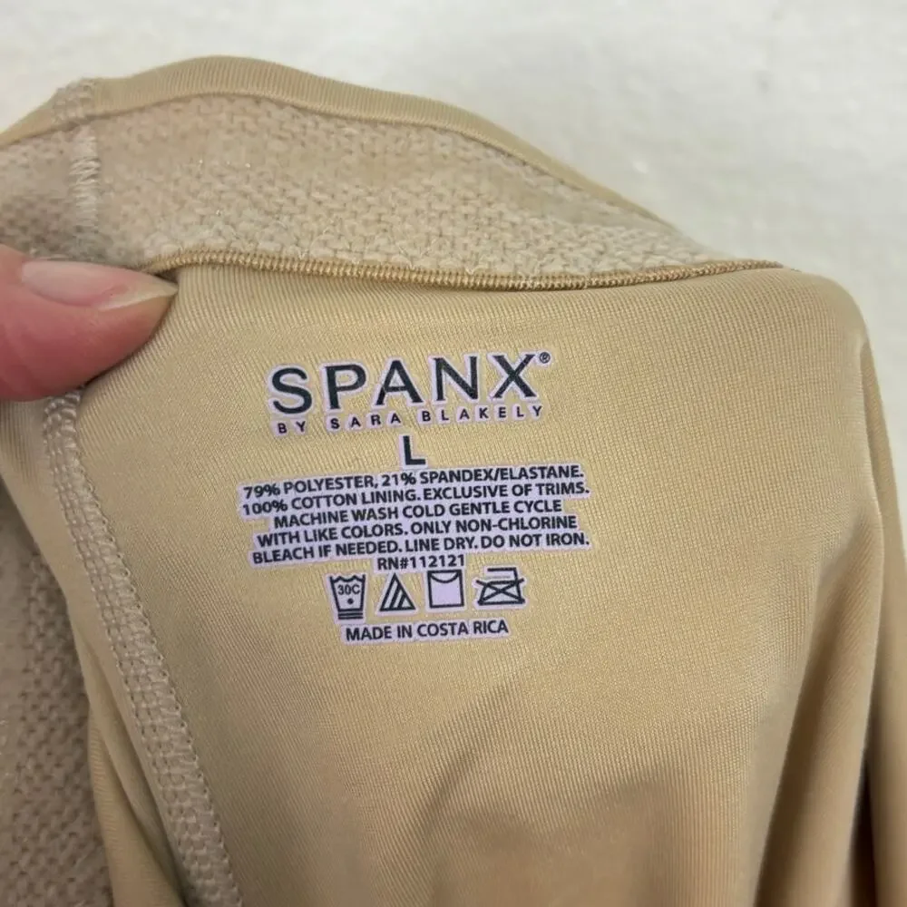 Spanx Pretty Smart High Waisted Shorts Shapewear Nude L